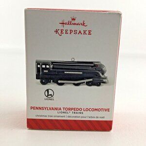 Hallmark Keepsake Ornament Lionel Train Pennsylvania Torpedo Locomotive 2014 New
